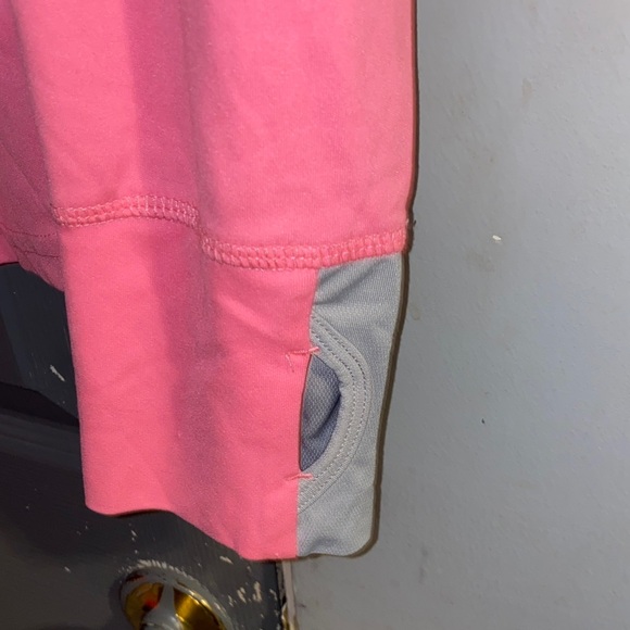 Danskin Now Pink and Gray Women's Jersey Top - Picture 5 of 8